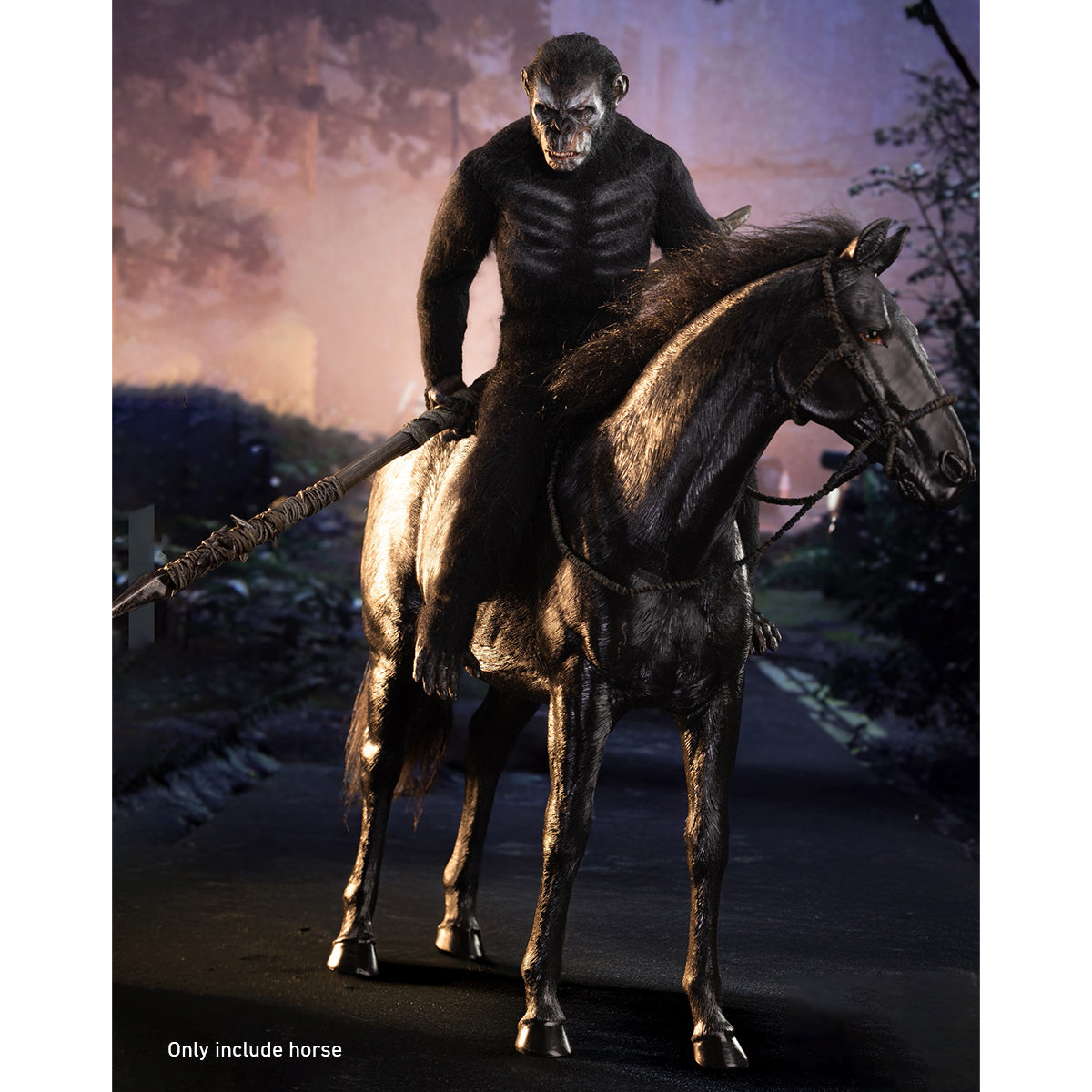 Hellcat, Ape Leader & Black Painted Horse 1/6 Scale Action Figure