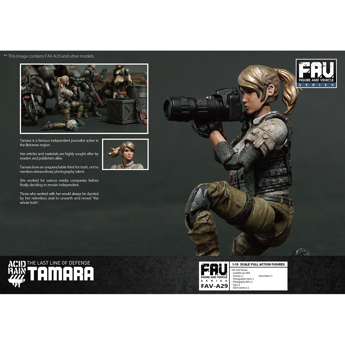 Figurines d'action Tamara Acid Rain World de TOY ALLIANCE