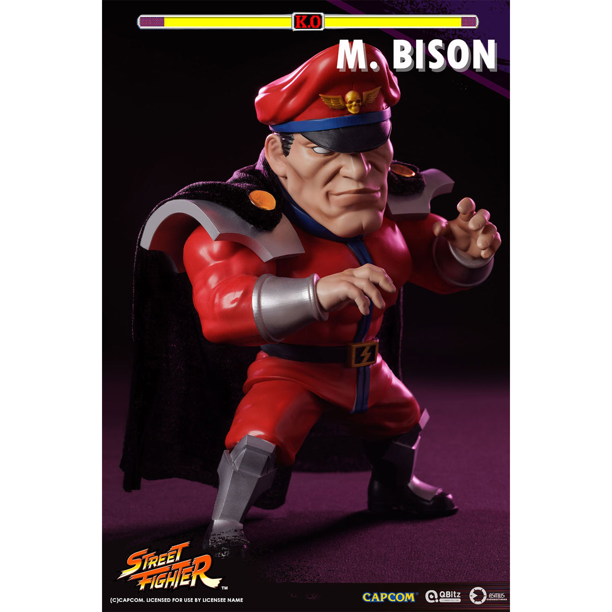 Asmus Toys Street Fighter QBITZ XL Series M.BISON Action Figures