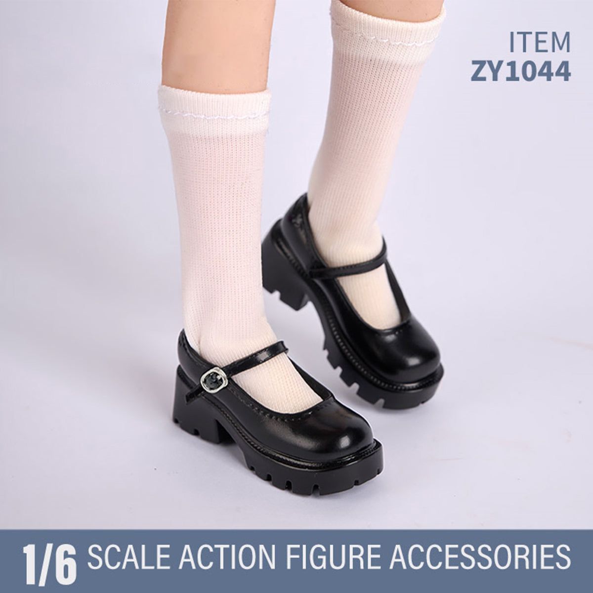 ZYTOYS, Academic Style JK Shoes Model, Doll Accessory for 12-inches Action Figurine