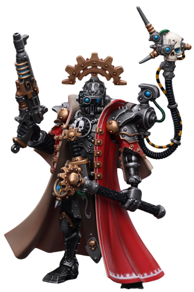 HiPlay JoyToy Warhammer 40K Collectible Figure: Adeptus Mechanicus Skitarii Marshal 1:18 Scale Action Figures