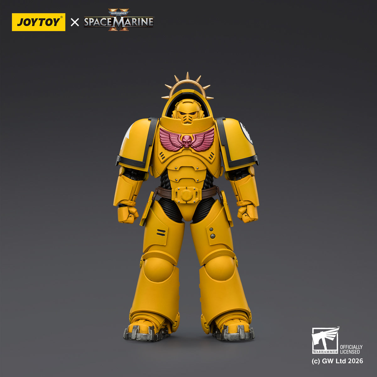 JOYTOY Warhammer 40,000: Space Marine 2 Heavy Intercessor with Heavy Bolt Rifle and Bolt Pistol (Game Edition) 1/18 Scale Action Figure