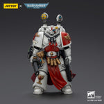 JOYTOY Warhammer 40,000 Blood Angels Captain with Heavy Bolt Pistol & Power Sword, Inferno Pistol & Power Fist, Sanguinary Priest 1/18 Scale Action Figure