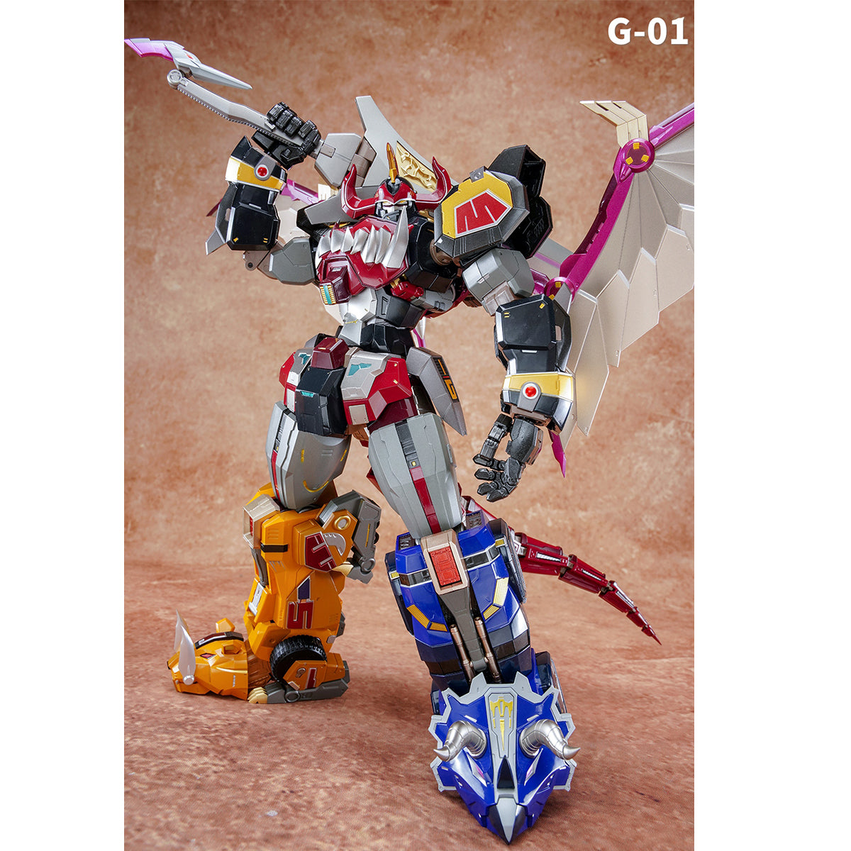 Beasts King Model Transformable Dino Megazord Action Figure