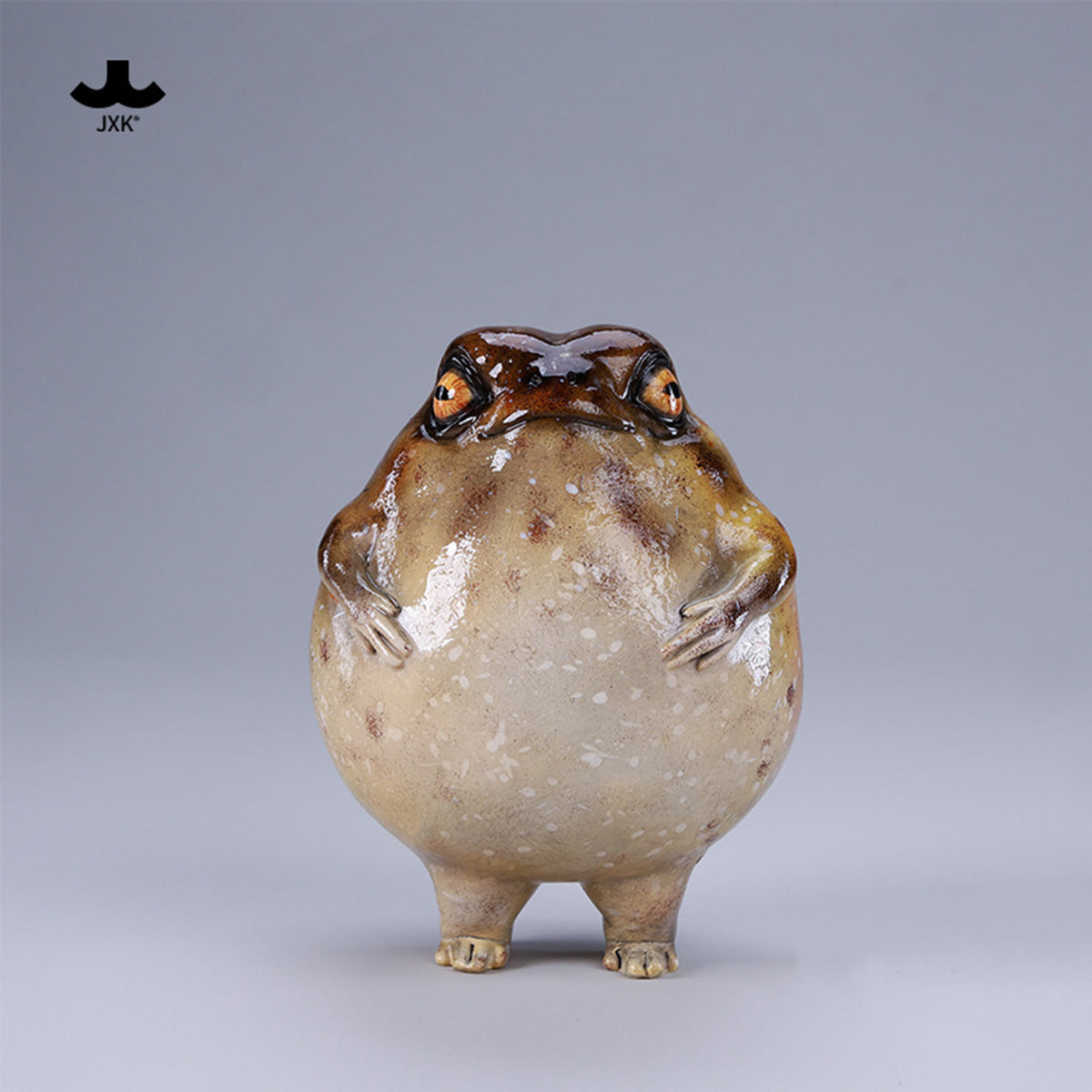 JXK Bun Frog Static Expertly Hand-Painted Lifelike Animal Figurine