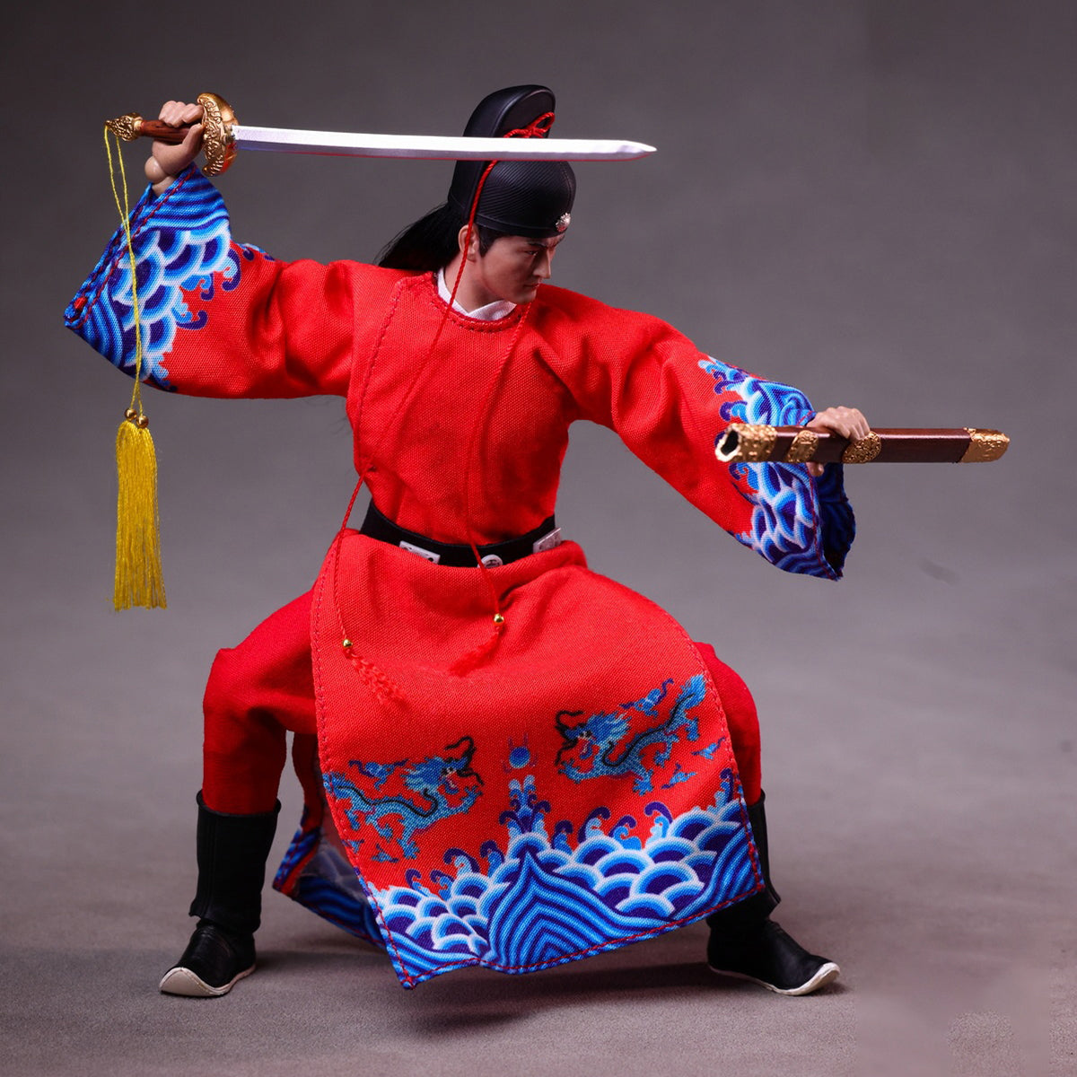 QIANLONG TOYS, Song Dynasty Bao Zheng, Bao Qing tian & Gong Sun Ce & Southern Knight Zhan Zhao, Action Figures