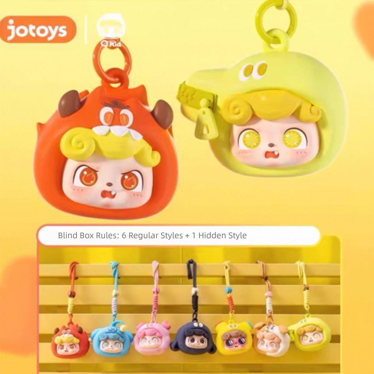 JOTOYS Q.Kid Emotional Monsters Mini Series Box Blind Box Figure