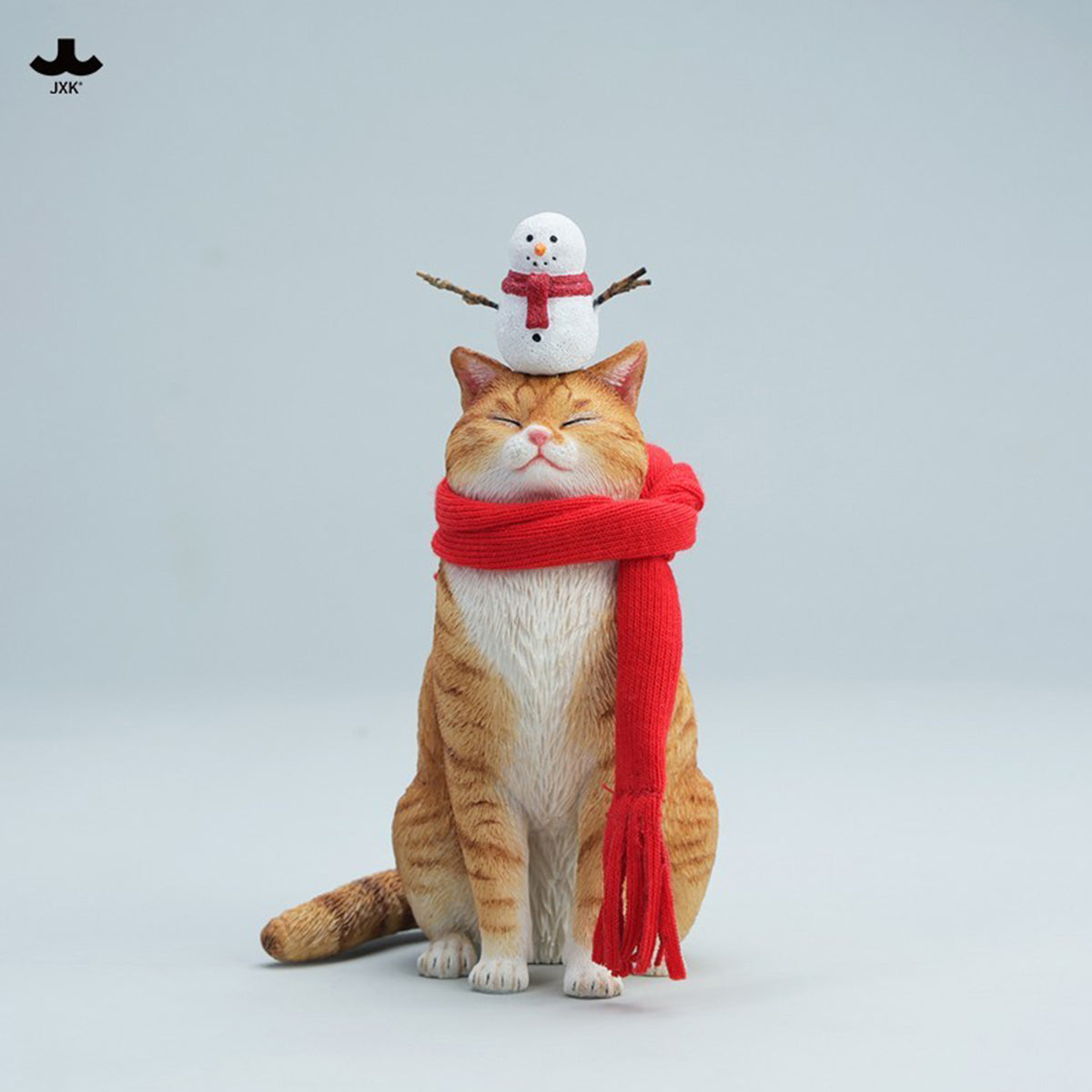 JXK Warm Cat in Winter Corner JXK349 Collectible Animal Figurine