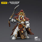 JOYTOY Warhammer 40,000 White Scars Contemptor Dreadnought & Hibou Khan Seeker of Atonement & Qin Xa - Master of the Keshig 1/18 Scale Action Figure