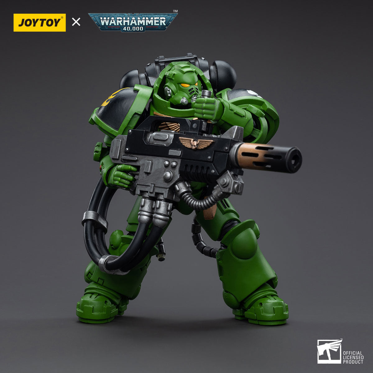 JOYTOY Salamanders Eradicators Sergeant Bragar/Brother T'Kren/Captain Adrax Agatone 1/18 Scale Action Figure