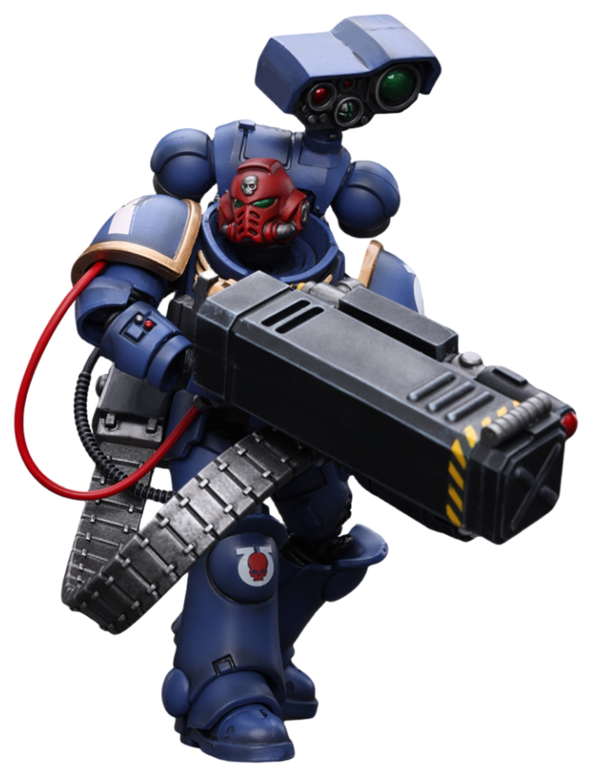 HiPlay JoyToy Warhammer 40K Collectible Figure: Ultramarines Sergeant with Vengor Launcher 1:18 Scale Action Figures (Sergeant with Vengor Launcher JT8803)