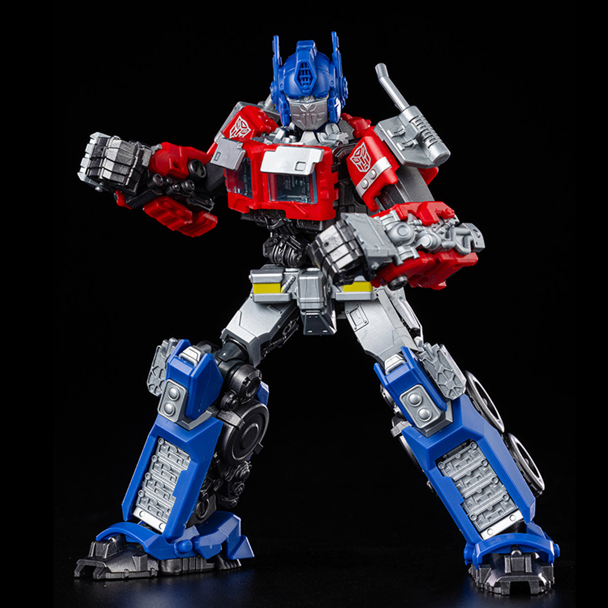 Kits de modelos de ensamblaje de Blokees: Transformers Classis Class - Optimus, estilo Mecha Musume, altura 13 cm en miniatura
