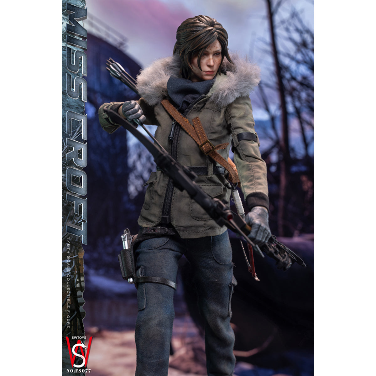 SWtoys MISS CROFT NO:FS077 1/6 Scale Action Figure