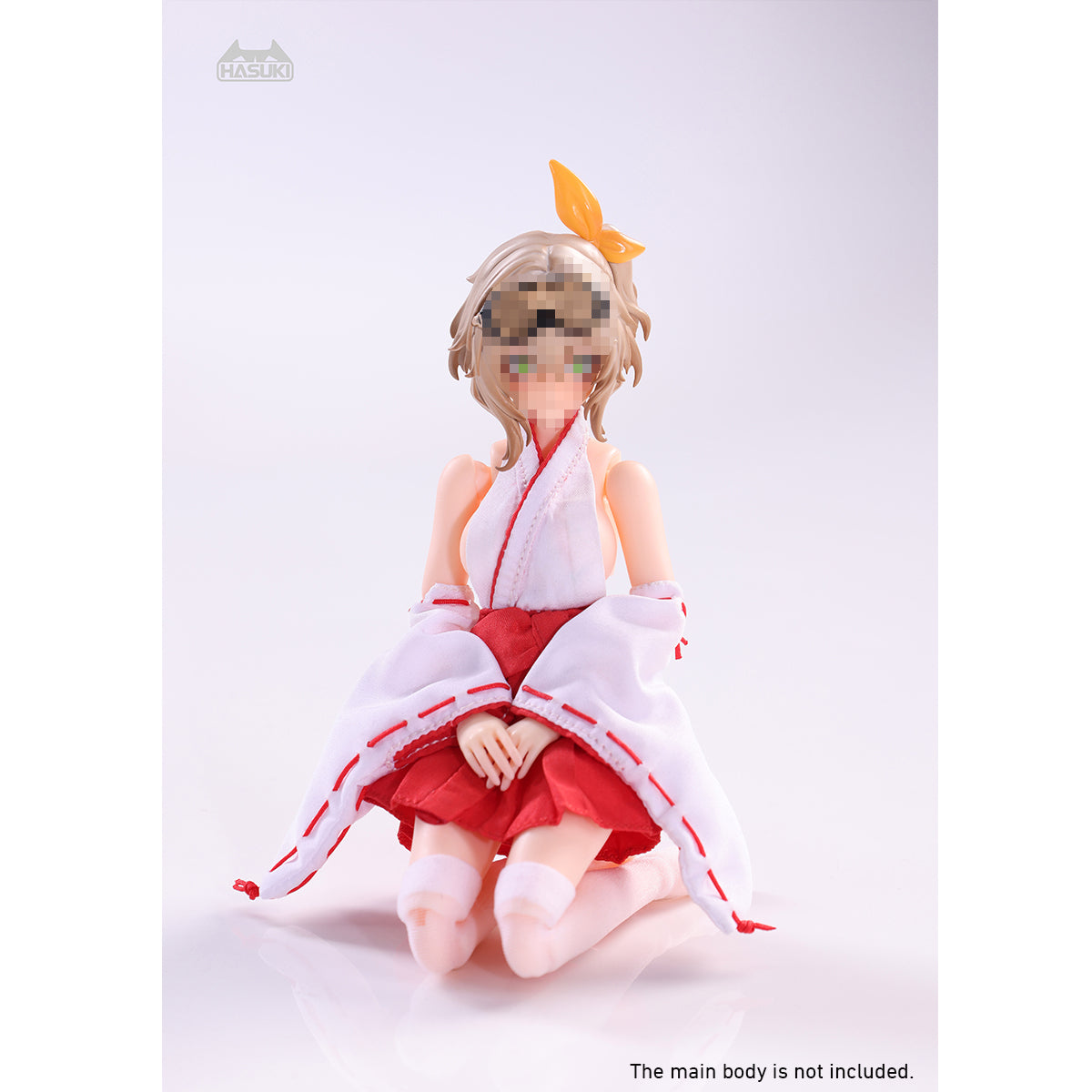 HASUKI Miko Outfit CS019 Doll Clothes Accessory 1/12 Scale Fit Action Figure