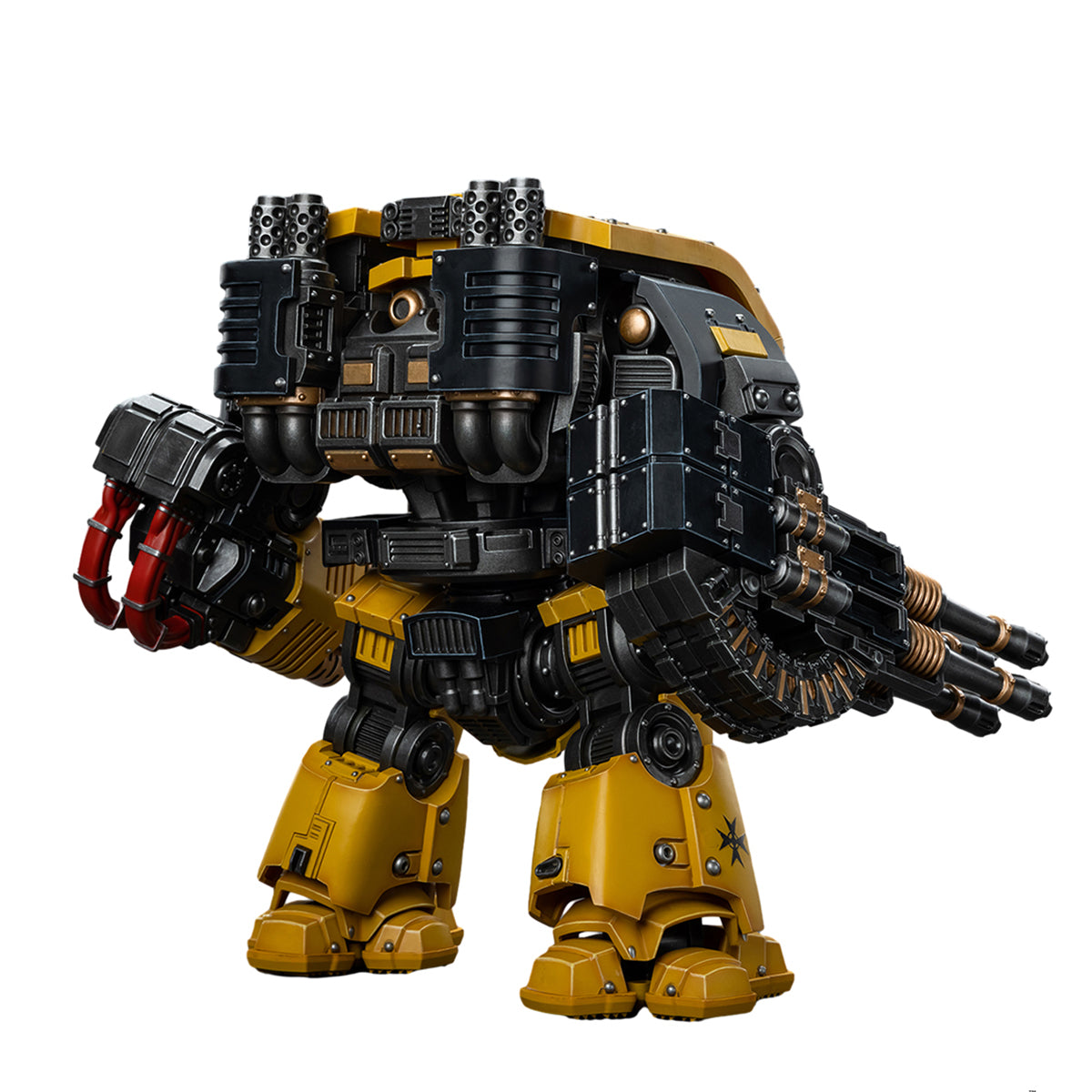 JoyToy Warhammer The Horus Heresy: Imperial Fists Leviathan Dreadnought with Cyclonic Melta Lance and Storm Cannon Action Figures