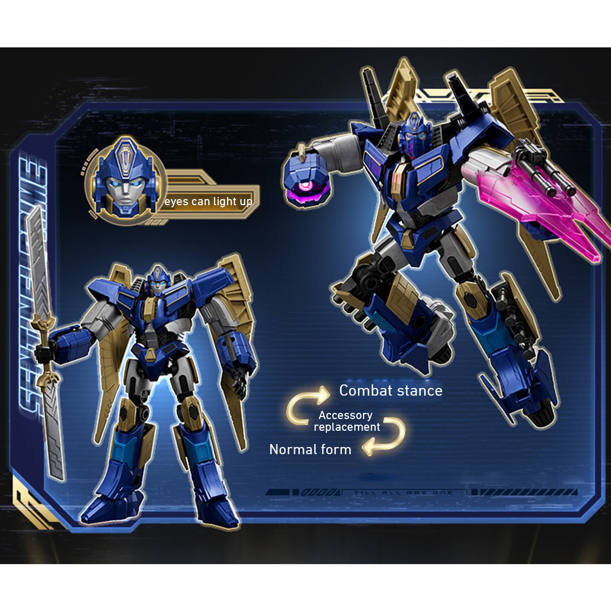 (Only Shipped to the US) BLOKEES transformers Origins One Sentinel Prime Assembly Model Kits Beyond Edition