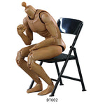 Figura de acción masculina articulada DT con cuerpo estándar y piel bronceada
