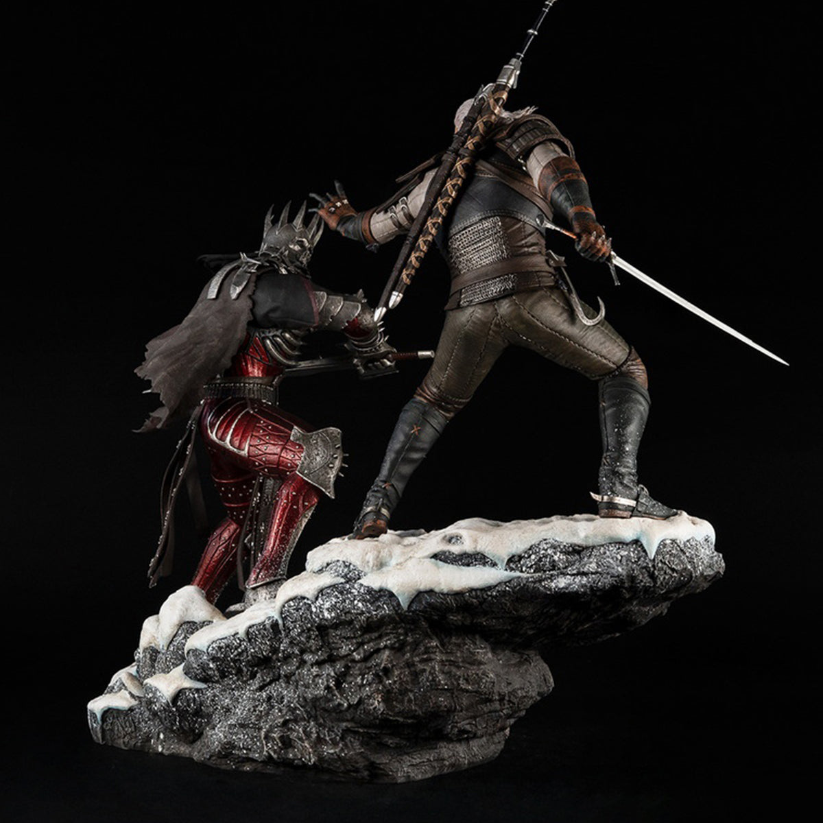 PureArts 1/6 The Witcher 3：Wild Hunt - Geralt vs Eredin Art VideoGame Statue