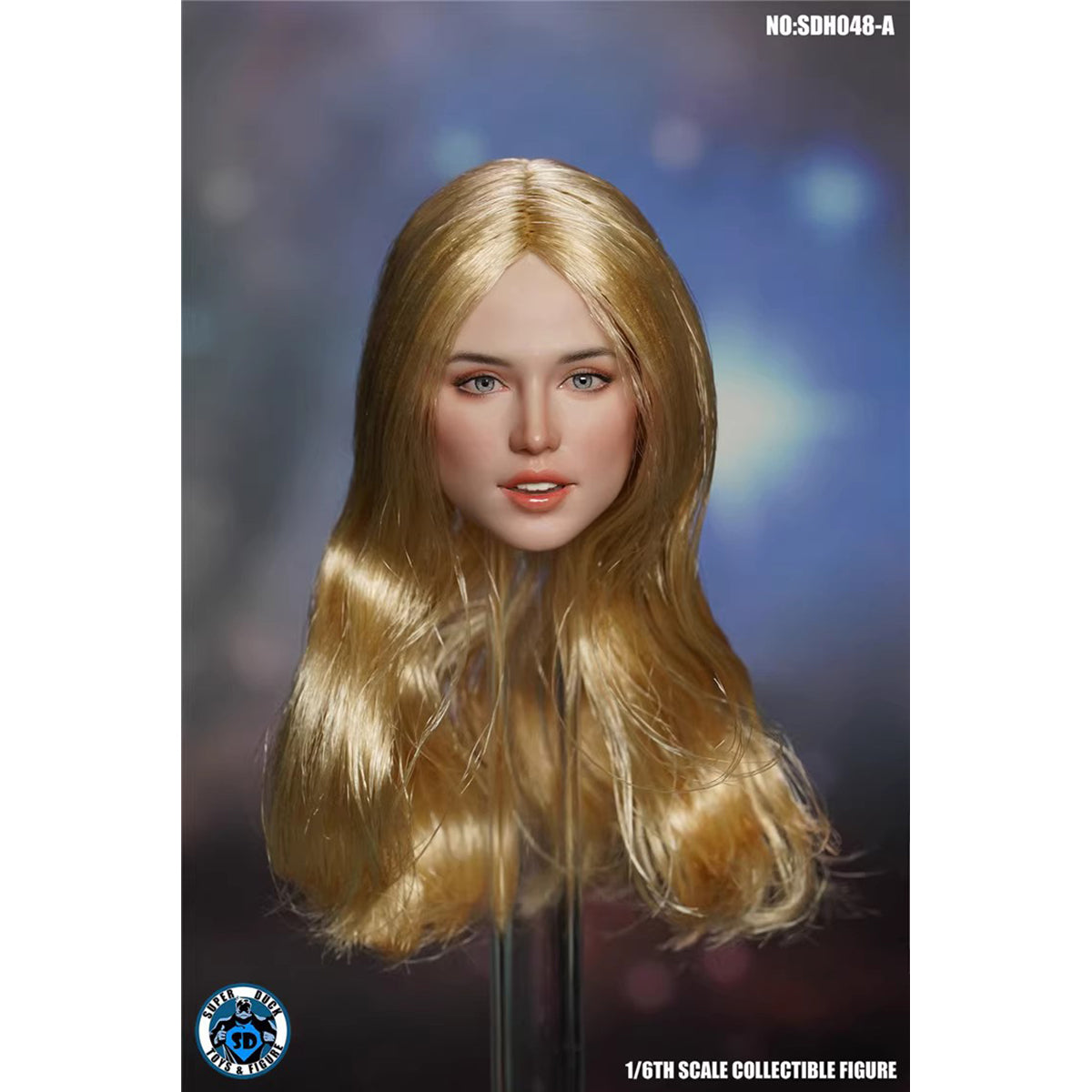 SUPER DUCK European Female Star Head Sculpt Accessory 1/6 Scale Fit Action Figure