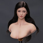 YMTOYS Asian Female Head Sculpt Jing Figure Accessory