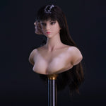 YMTOYS 1/6 Scale Figure Head Sculpt: Twin Sister Head Sculpture For 12-inch Miniature
