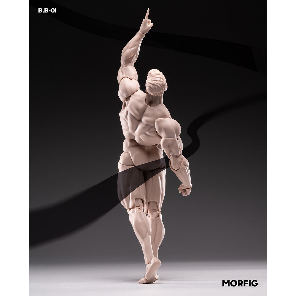 MORFIG Muscular Male Articulated Joints B.B-01 1/12 Scale Action Figure Body