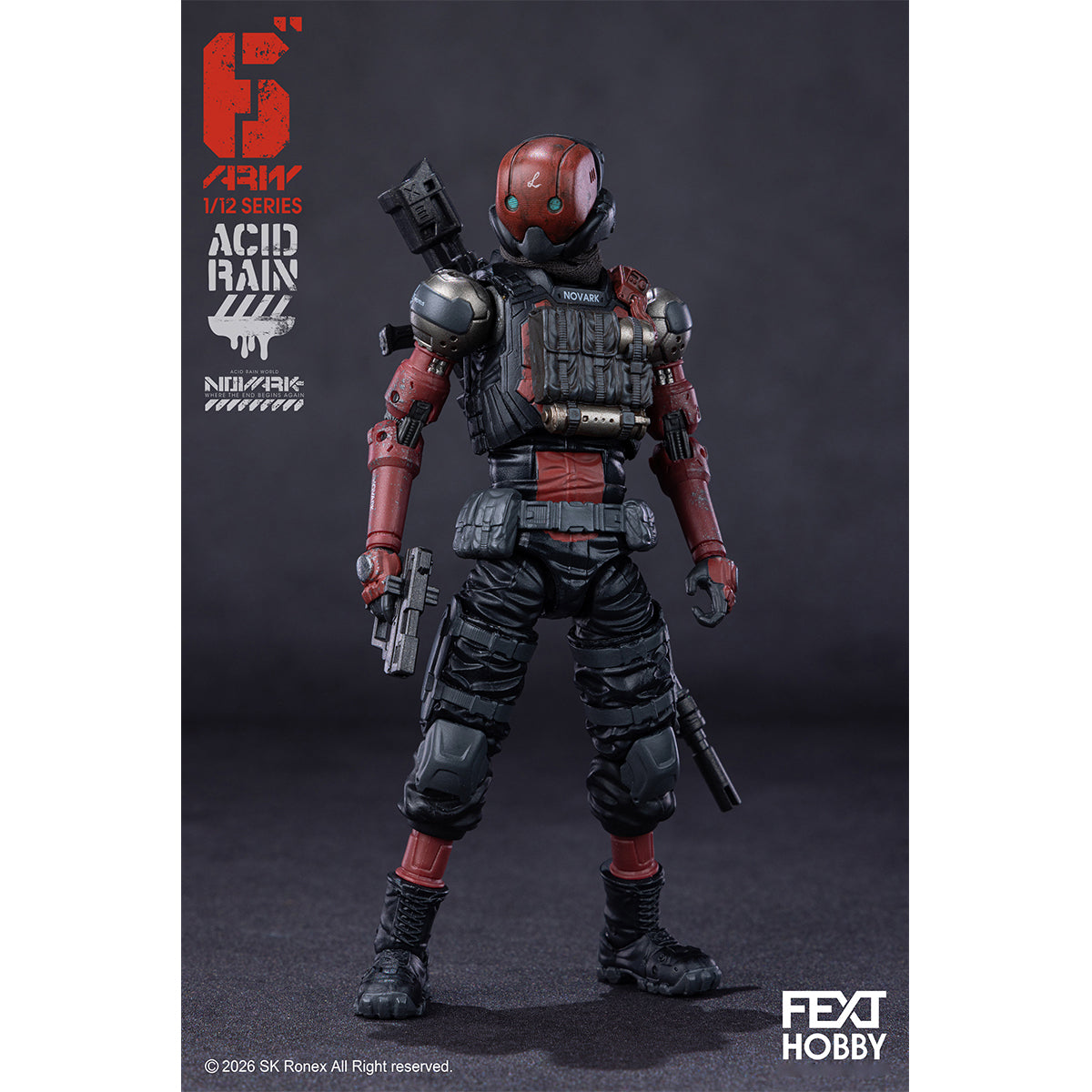 FEXT HOBBY Acid Rain World: Novark FXH-AR-005 Valerius FXH-AR-006 NVK Escort-L FXH-AR-001 Red Locust 1/12 Scale Action Figure