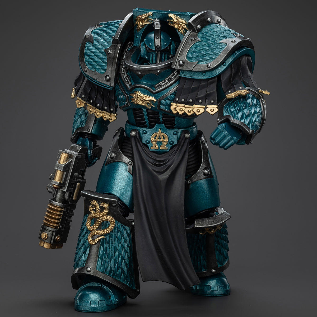 (Only Shipped to the US) JOYTOY Alpha Legion Lernaean Terminator with Volkite Charger 1/18 Warhammer The Horus Heresy Action Figures