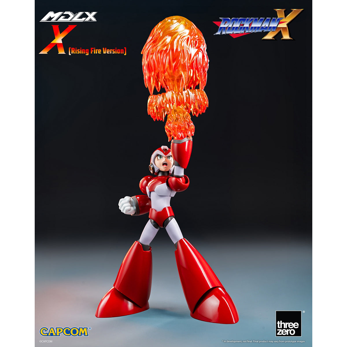 Threezero Rockman X / Mega Man X Rising Fire Version 3Z05760A0 Action Figure