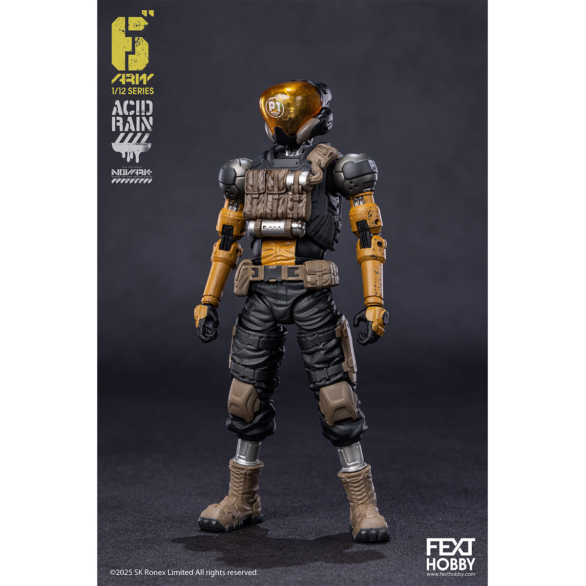 FEXT HOBBY Acid Rain World: Novark FXH-AR-001 THAME/FXH-AR-002 WAR BANNER/FXH-AR-003 SKULLWELDER/FXH-AR-004 PROTEUS 1/12 Scale Action Figure