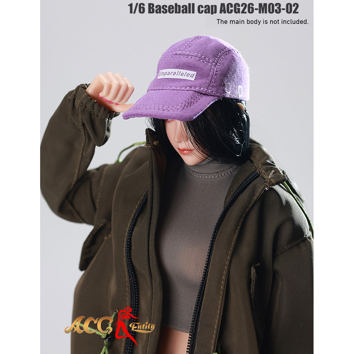 JIAOUDOLL Baseball Cap Trendy Peaked Cap ACG26-M03-02 1/6 Scale Doll Accessory Fit Action Figure