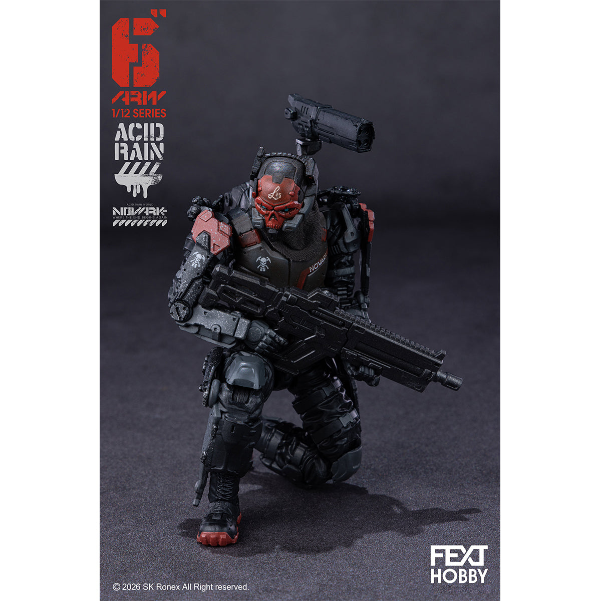 FEXT HOBBY Acid Rain World: Novark FXH-AR-005 Valerius FXH-AR-006 NVK Escort-L FXH-AR-001 Red Locust 1/12 Scale Action Figure