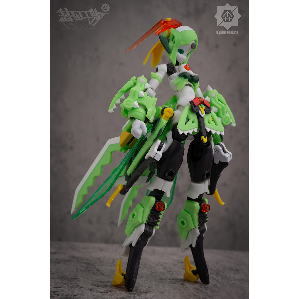 Quankai Studio Gene Interference Series Mantis Armor Suit Mantis Girl QK-TL-001 Assembly Model Kit