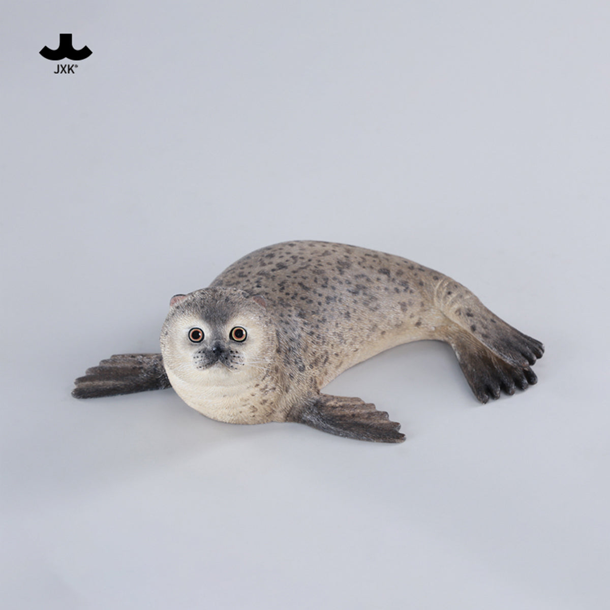 JXK Seal Cat Meow Group Static Animal Figurine