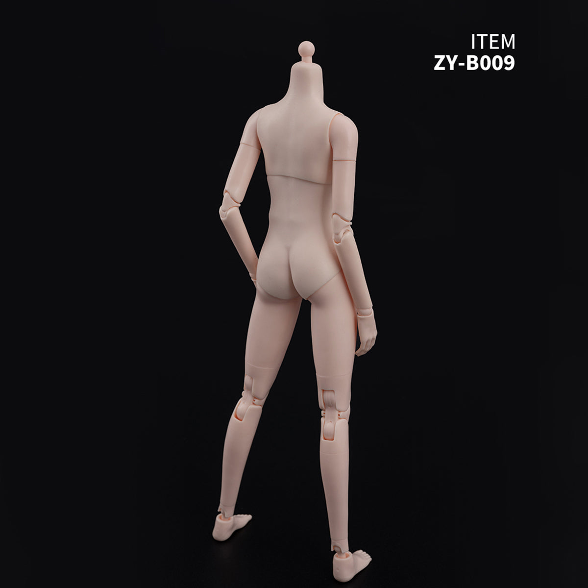 ZYTOYS 1/6 Half-Seamless Slim Long-legged Female Body Action Figures Body