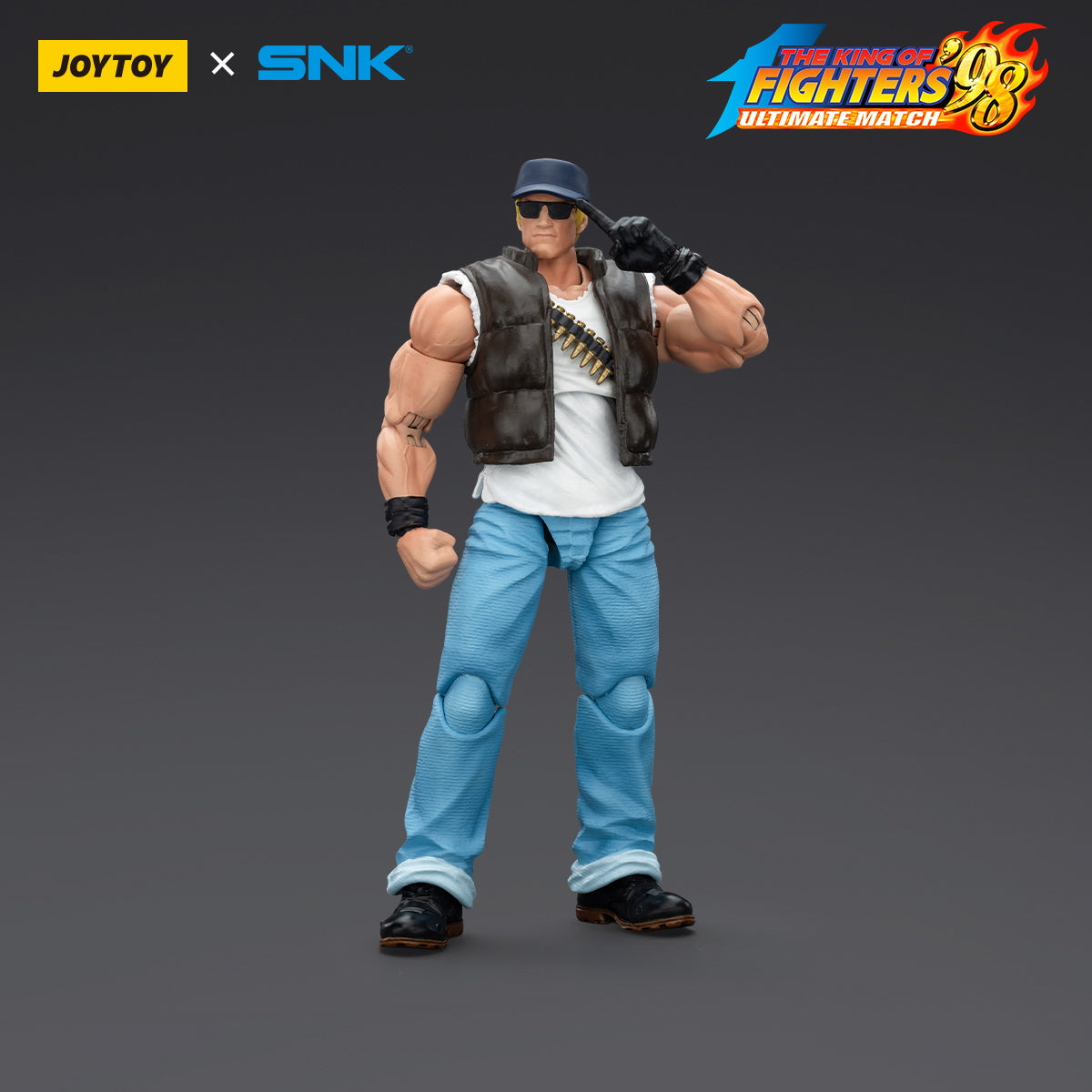 (Only Shipped to the US) JOYTOY SNK 1/18 KOF'98UM Ikari Warriors Team Clark Still JT01727 Action Figures