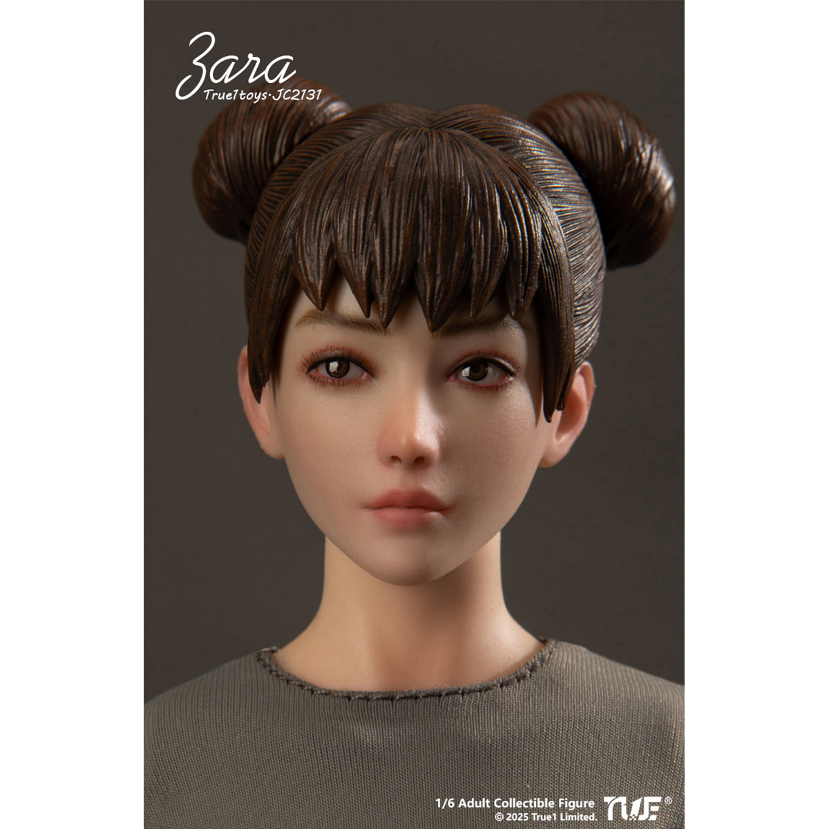 True1Toys JC2131 Sporty Girl ZARA Brown Hair Version 1/6 Scale Action Figure