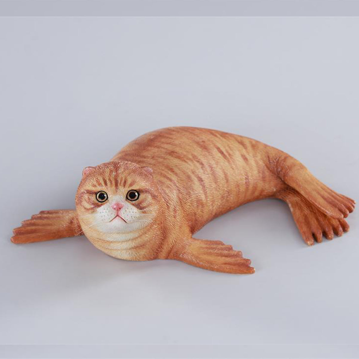 JXK Seal Cat Meow Group Static Animal Figurine