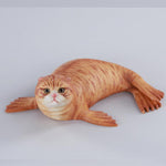 JXK Seal Cat Meow Group Static Animal Figurine