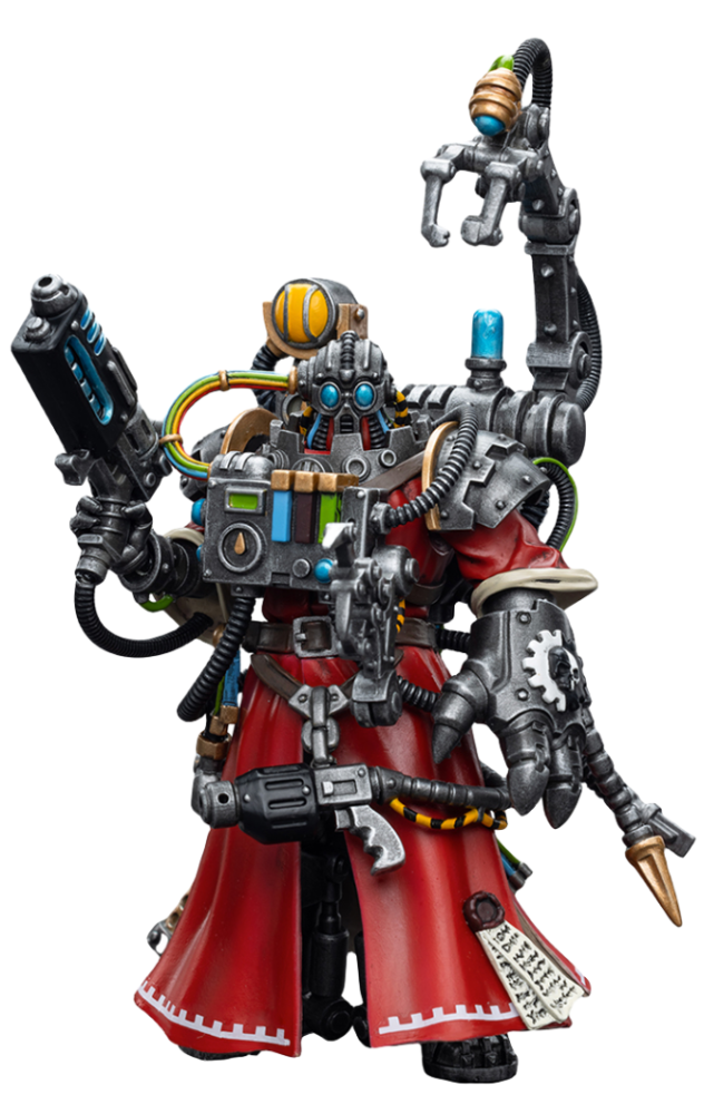 HiPlay JoyToy Warhammer 40K Collectible Figure: Adeptus Mechanicus Cybernetica Datasmith 1:18 Scale Action Figures