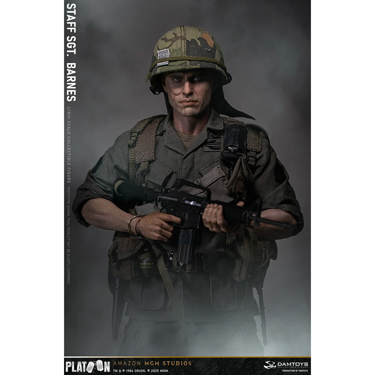 DAMTOYS NO.DMS045 Field Platoon U.S. Army Sergeant Barnes (Vietnam) 1/6 Scale Action Figure
