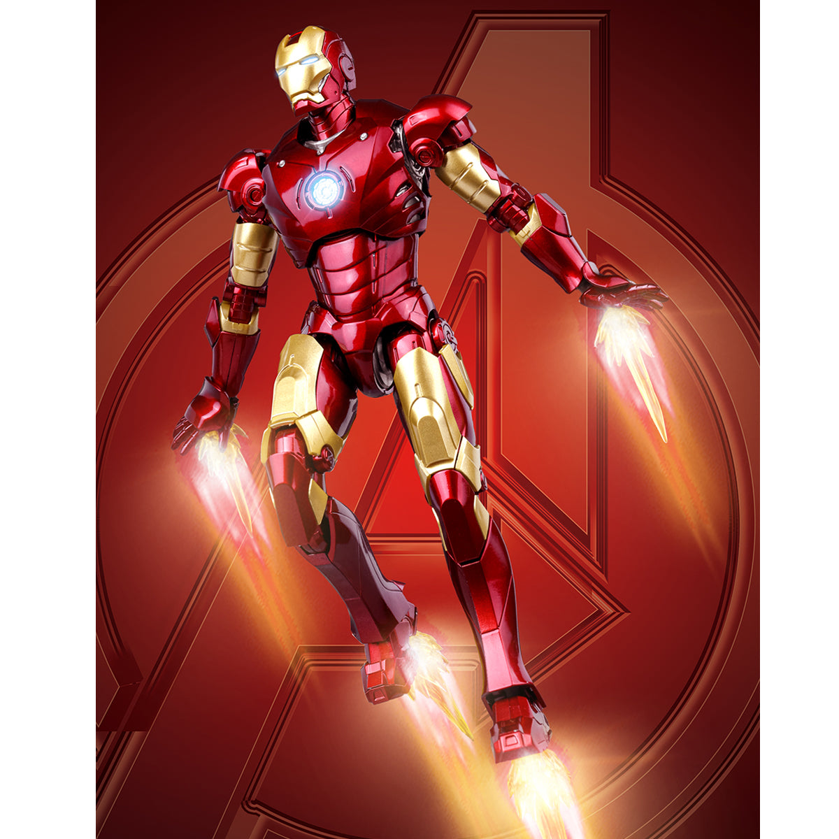 (Only Shipped to the US) Fondjoy Plastic Model Kits: Infinity Saga - Iron Man, Mecha Musume Style 1:12 Scale Miniature Collectible Action Figures MK3