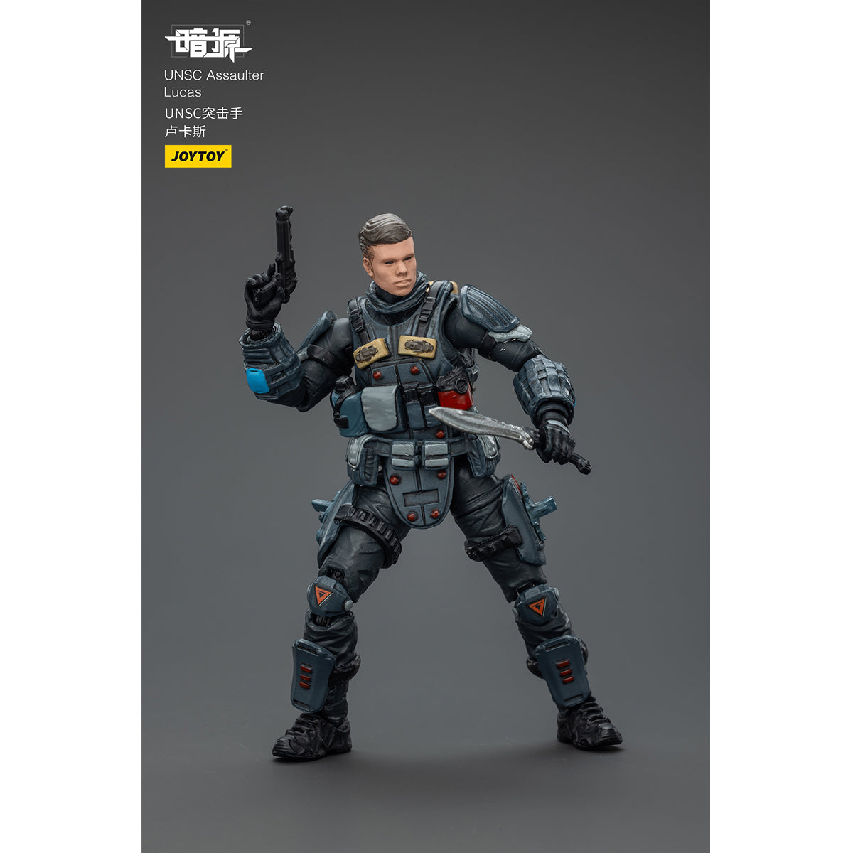 JOYTOY UNSC Sniper Mason/Medic Levi/Assaulter Samuel/Breacher Benjamin/Infiltration Expert Arthur/Elite Soldier Hunter/Assaulter Elias/Assaulter Liam 1/25 Scale Action Figure