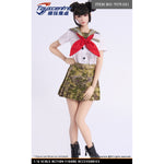 Toyscentre, Student Girl Shirt Tops JK Skirt, Doll Clothes Accessory for 12-inches Action Figurine