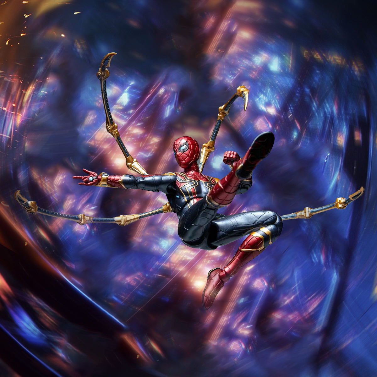 (Only Shipped to the US) MODOKING 1/12 Iron Spider Articulated Pre-Painted Assembly Model Kits