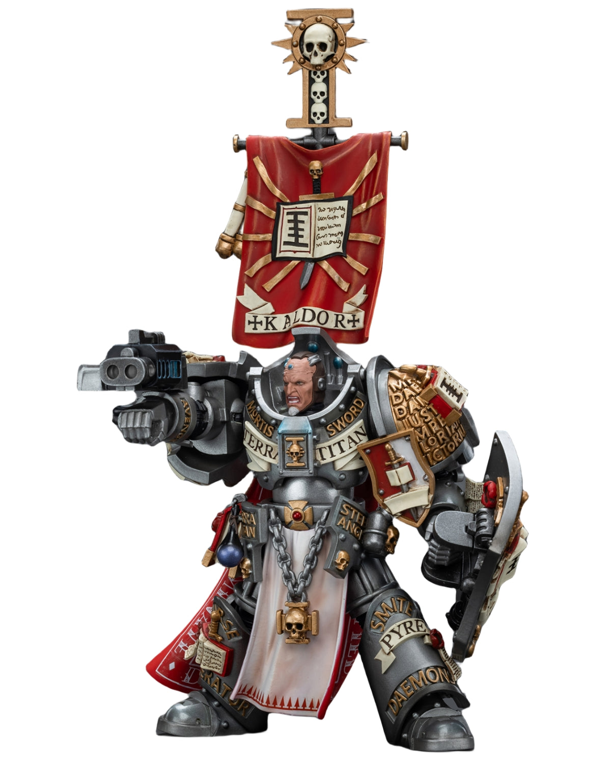 HiPlay JoyToy JT9220 40K Collectible Figure: Grey Knights Kaldor Draigo 1:18 Scale Action Figures