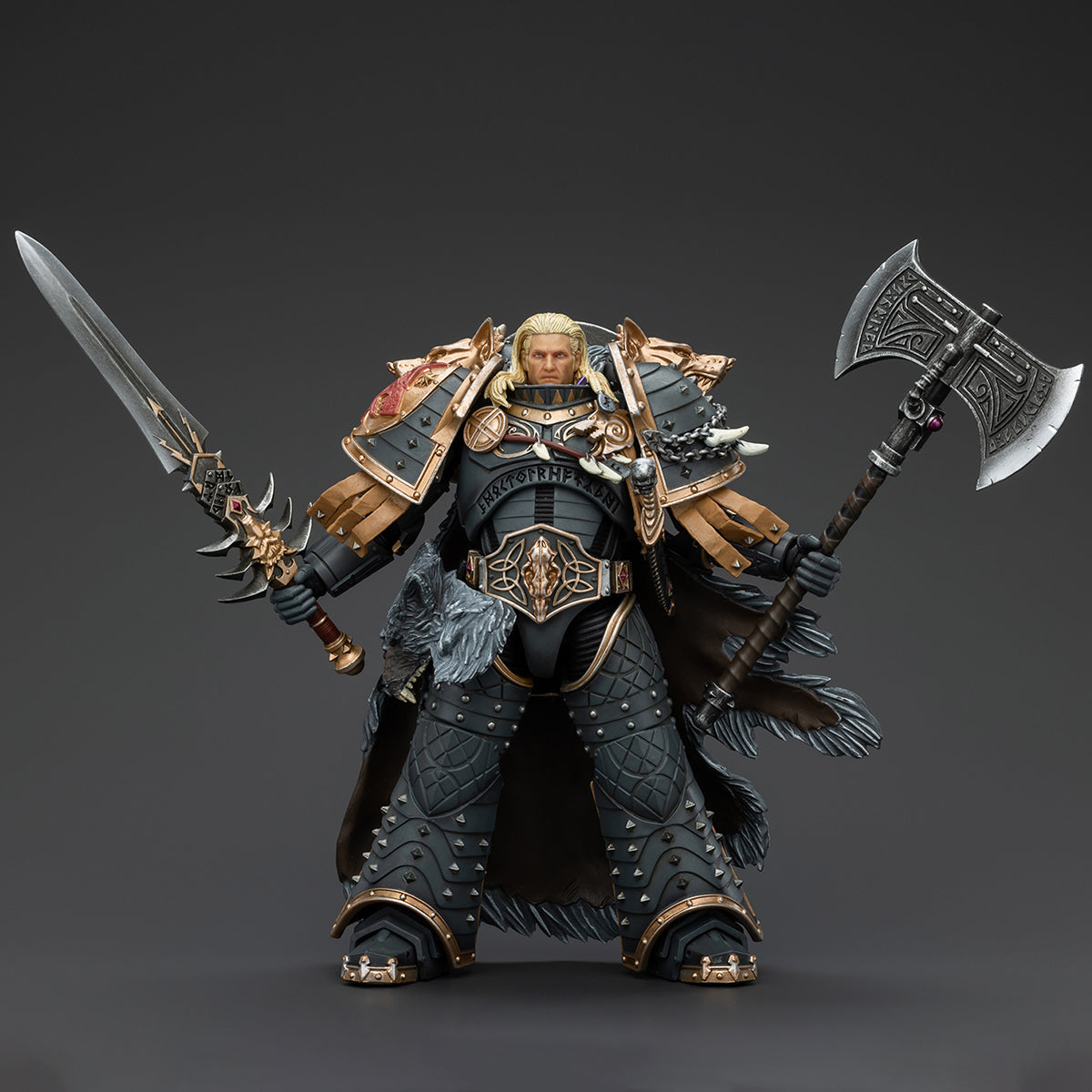 JOYTOY Warhammer The Horus Heresy Space Wolves Leman Russ Primarch of the VIth Legion Action Figures