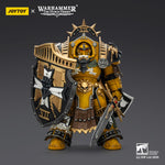 JOYTOY Warhammer Imperial Fists Librarian Consul with Force Axe and Bolt Pistol & Legion Praetor in Tartaros Terminator Armour with Power Sword and Vigil Storm Shield