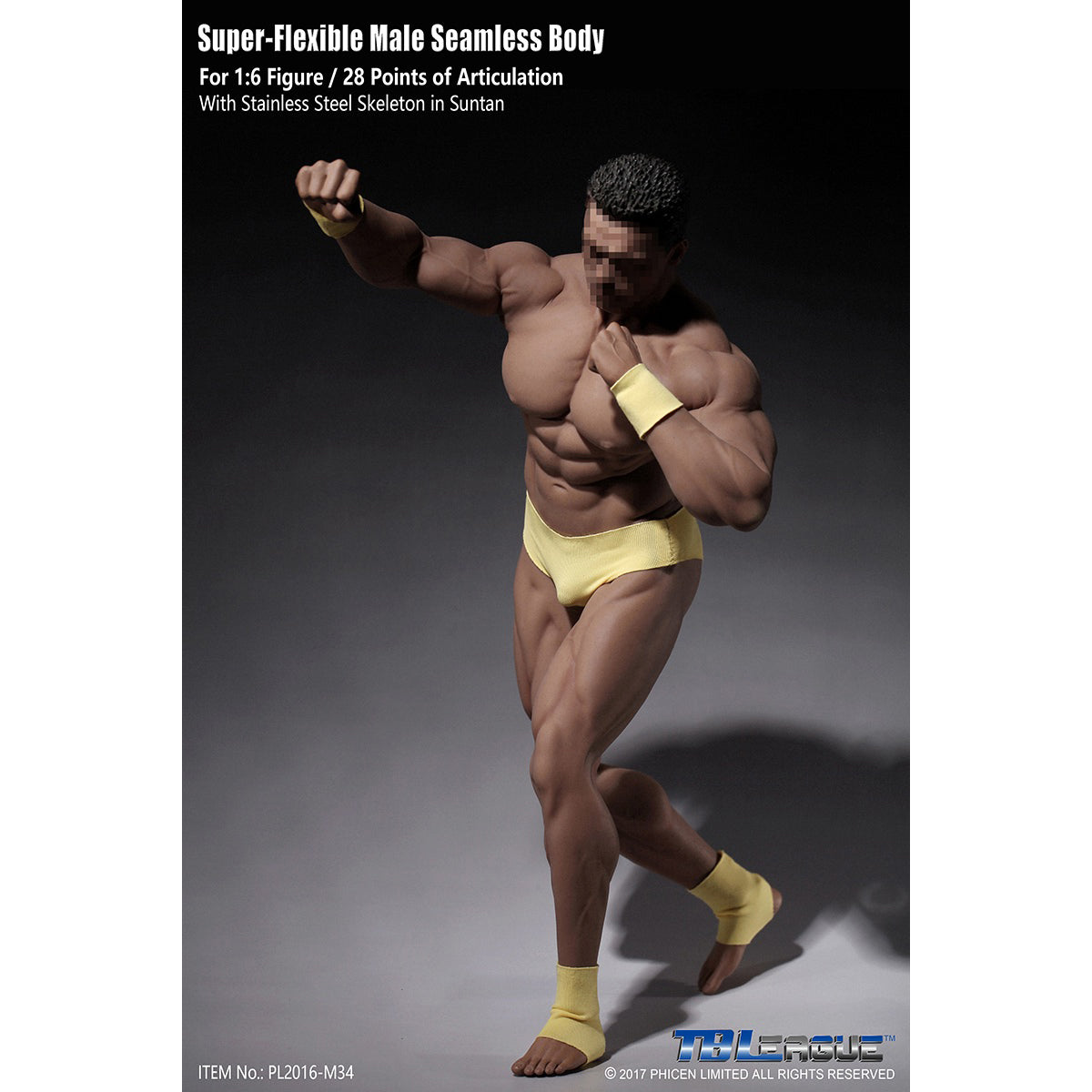 TBLeague, Seamless Male Muscular Body Suntan-Skin, Action Figures Body