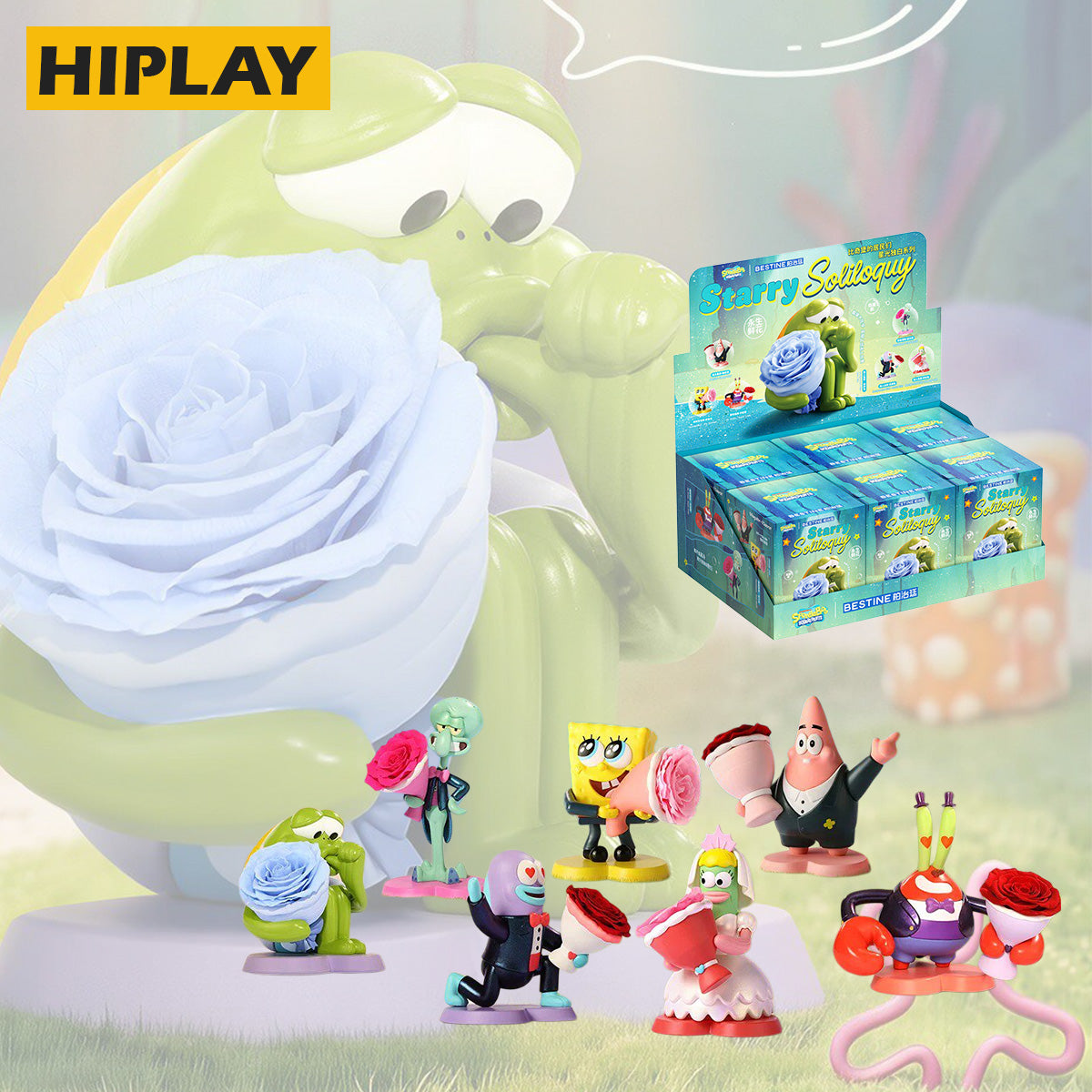 BESTINE SpongeBob SquarePants Bikini Bottom Residents: Starlight Monologue Series Blind Box (1 Random)